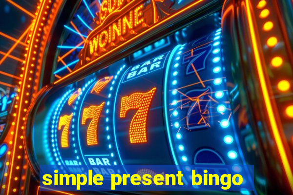 simple present bingo