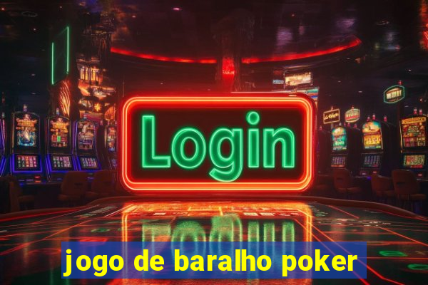 jogo de baralho poker