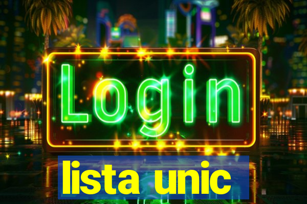 lista unic