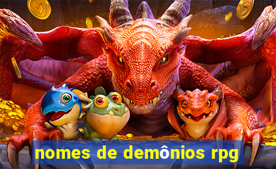 nomes de demônios rpg