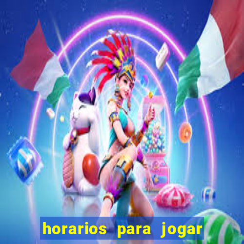 horarios para jogar no fortune rabbit