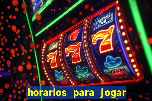 horarios para jogar no fortune rabbit