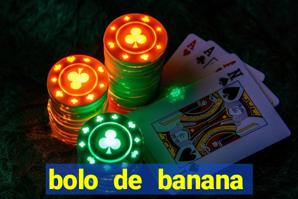 bolo de banana menino prendado