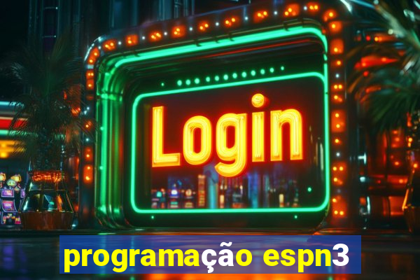 programação espn3