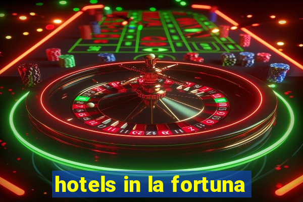 hotels in la fortuna