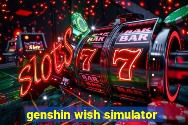 genshin wish simulator