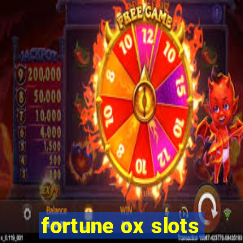 fortune ox slots