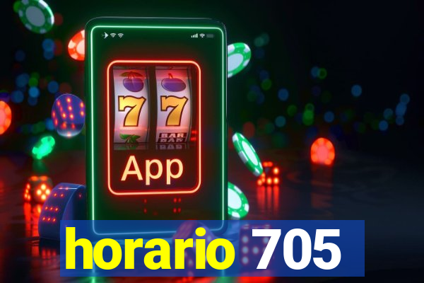 horario 705