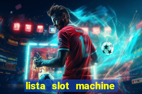 lista slot machine da bar