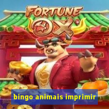 bingo animais imprimir