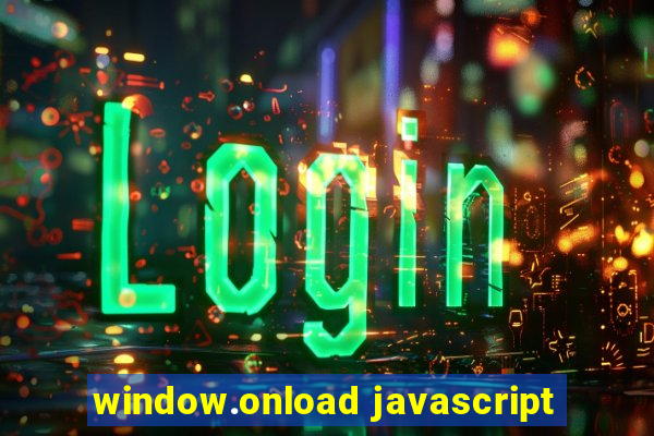 window.onload javascript