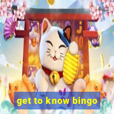 get to know bingo