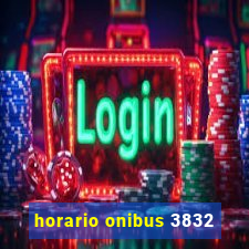 horario onibus 3832