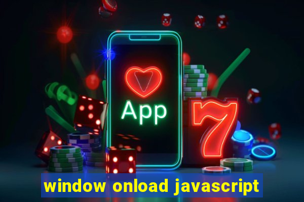 window onload javascript