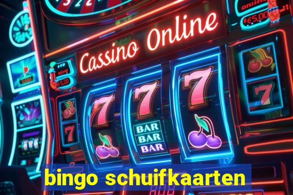 bingo schuifkaarten