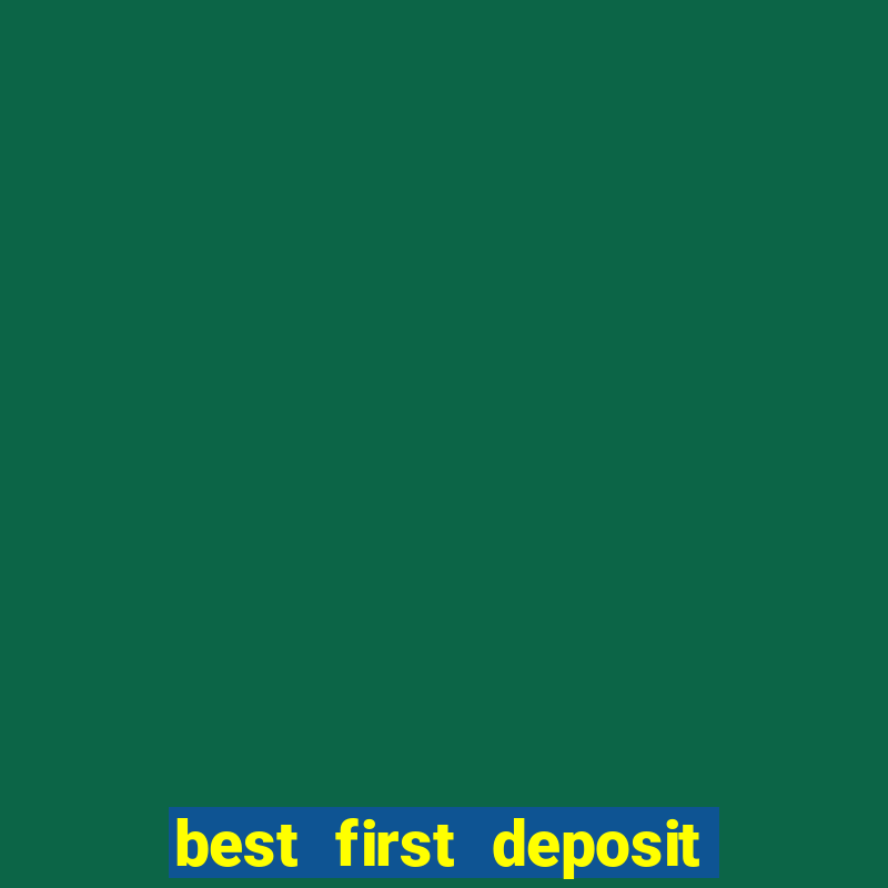 best first deposit bingo bonus