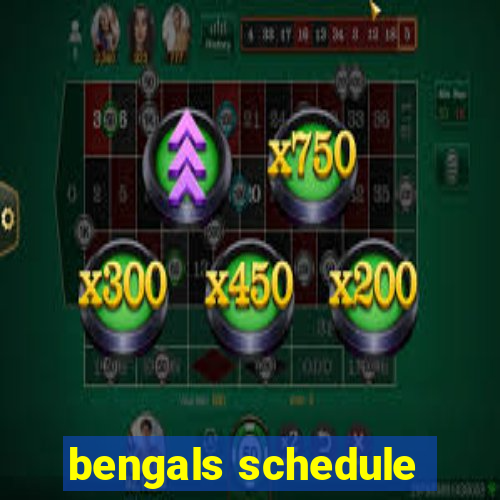 bengals schedule