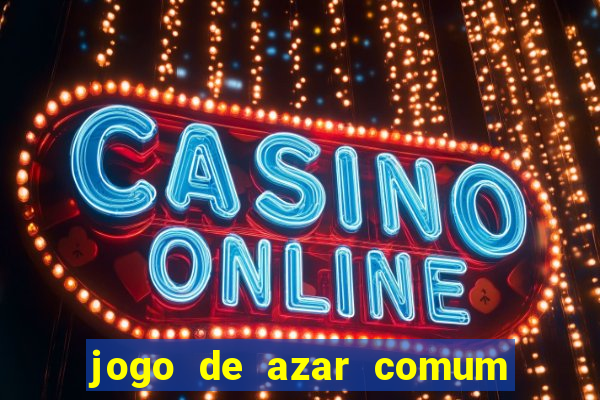 jogo de azar comum em cassinos