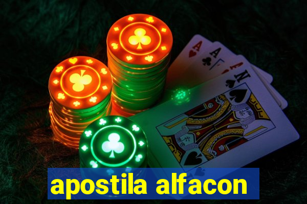 apostila alfacon