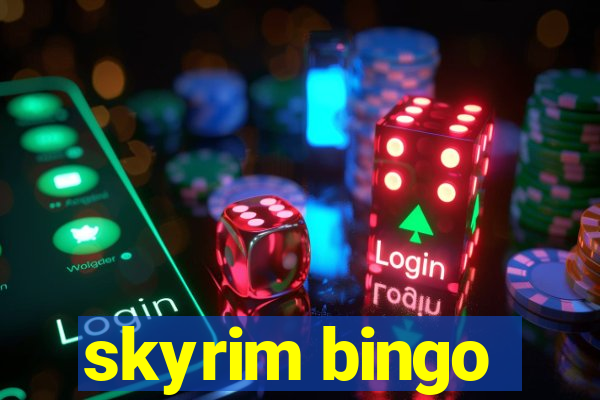 skyrim bingo