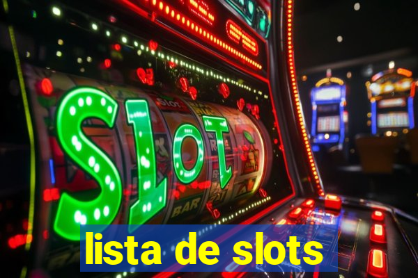 lista de slots