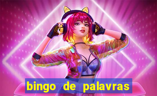 bingo de palavras cha de bebe