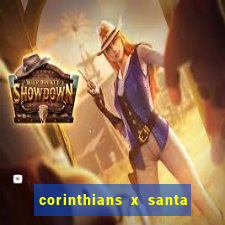 corinthians x santa cruz ao vivo hd