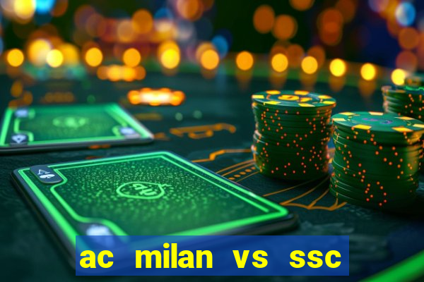 ac milan vs ssc napoli lineups