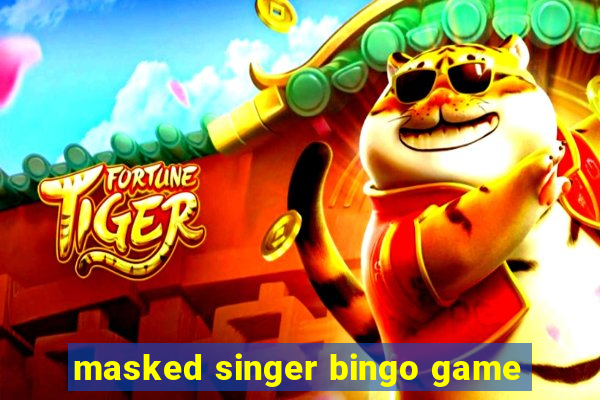 masked singer bingo game