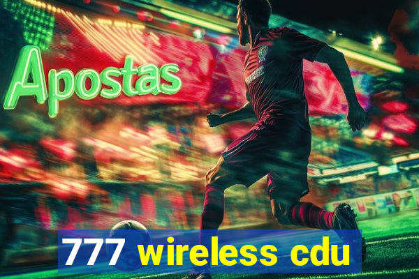 777 wireless cdu