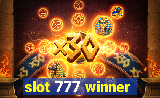 slot 777 winner