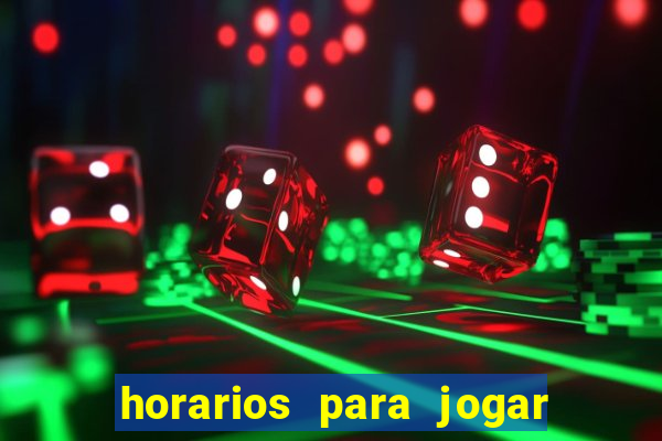 horarios para jogar fortune mouse