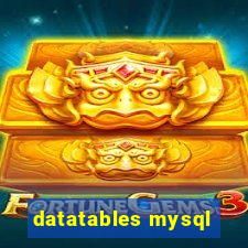 datatables mysql