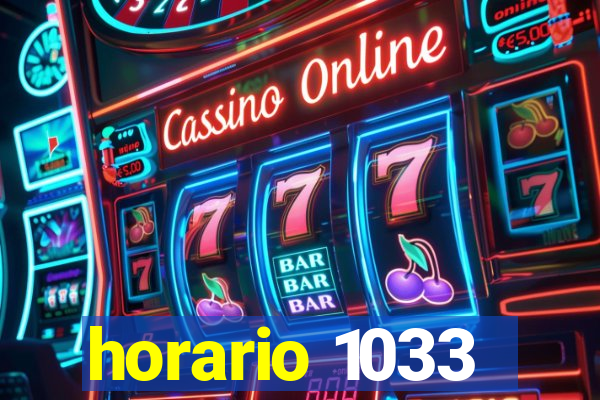 horario 1033