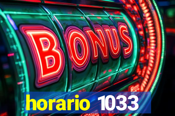 horario 1033