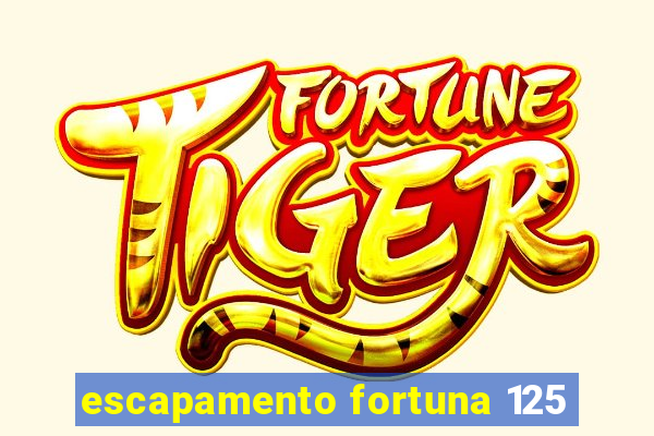 escapamento fortuna 125