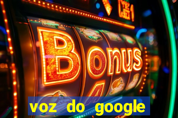 voz do google tradutor homem