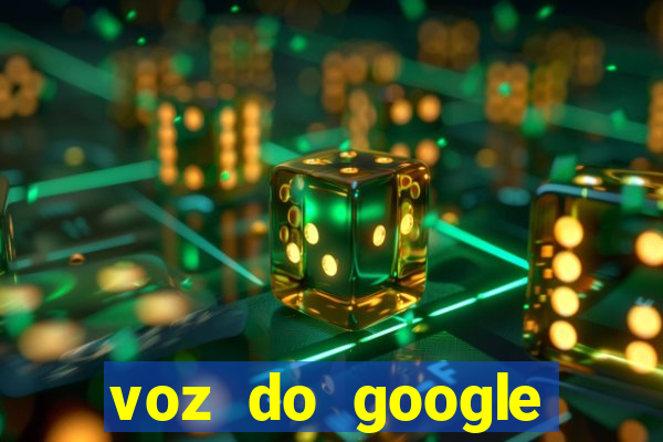 voz do google tradutor homem