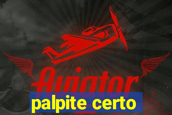 palpite certo