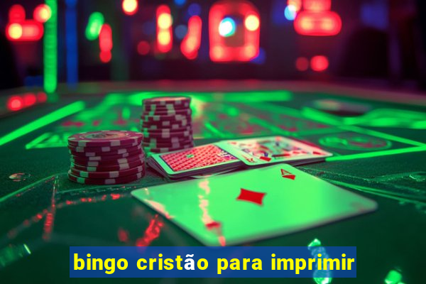 bingo cristão para imprimir