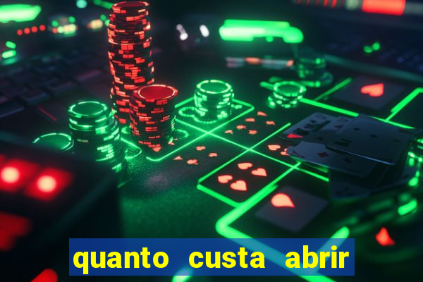 quanto custa abrir um cassino online