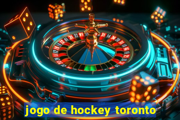 jogo de hockey toronto