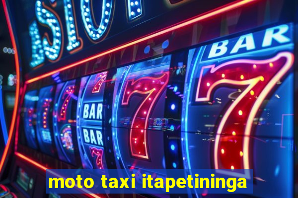 moto taxi itapetininga