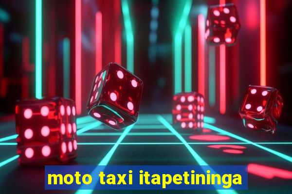 moto taxi itapetininga