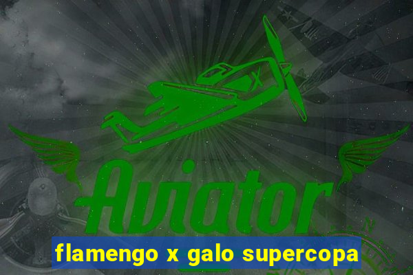 flamengo x galo supercopa