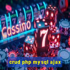 crud php mysql ajax