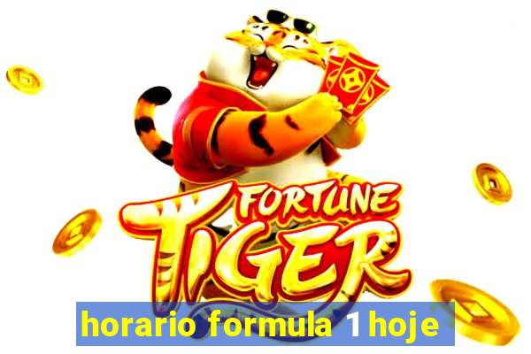 horario formula 1 hoje