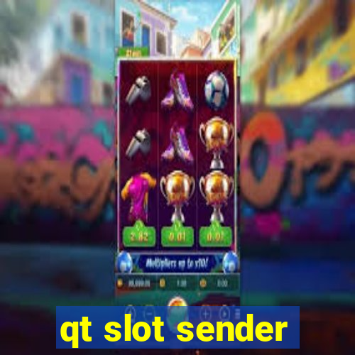 qt slot sender