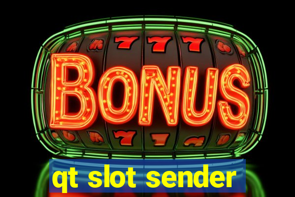 qt slot sender