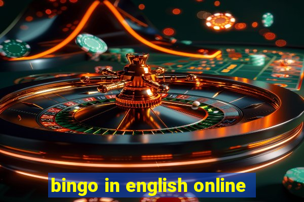 bingo in english online